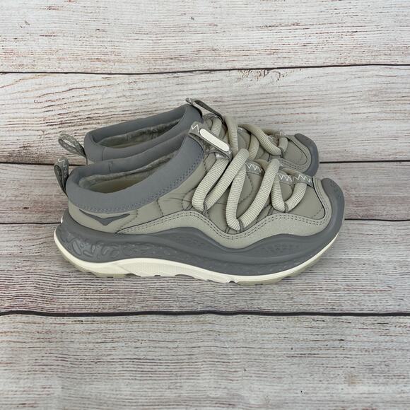 HOKA ONE U ORA PRIMO Men's Sz 6 Slide Shoes Frost Gray - Picture 5 of 11